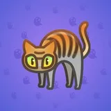Scared Cat #10391 Scared Cat #10391