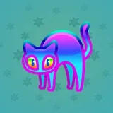 Scared Cat #10394 Scared Cat #10394