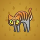 Scared Cat #10431 Scared Cat #10431
