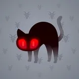 Scared Cat #10470 Scared Cat #10470