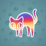 Scared Cat #10473 Scared Cat #10473