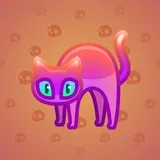 Scared Cat #10497 Scared Cat #10497