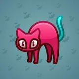 Scared Cat #1054 Scared Cat #1054