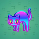 Scared Cat #10554 Scared Cat #10554