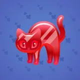 Scared Cat #10555 Scared Cat #10555