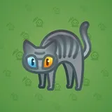 Scared Cat #1061 Scared Cat #1061