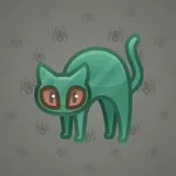 Scared Cat #1064 Scared Cat #1064