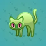 Scared Cat #10675 Scared Cat #10675