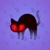 Scared Cat #1073 Scared Cat #1073