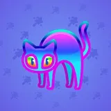 Scared Cat #10754 Scared Cat #10754