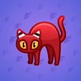 Scared Cat #10789 Scared Cat #10789