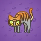 Scared Cat #10795
