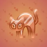 Scared Cat #10876 Scared Cat #10876