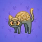 Scared Cat #10935 Scared Cat #10935