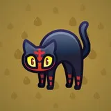 Scared Cat #10936 Scared Cat #10936