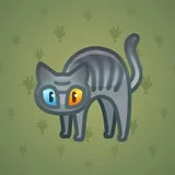 Scared Cat #10984 Scared Cat #10984