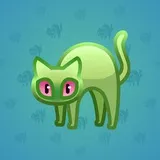 Scared Cat #10988 Scared Cat #10988