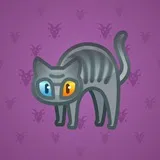 Scared Cat #11114 Scared Cat #11114