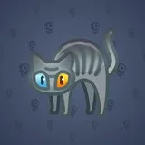 Scared Cat #11197 Scared Cat #11197