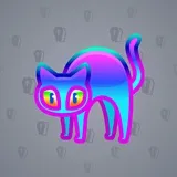 Scared Cat #11393 Scared Cat #11393