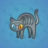 Scared Cat #11422 Scared Cat #11422