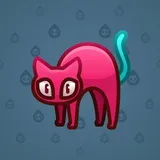 Scared Cat #11457 Scared Cat #11457