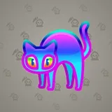 Scared Cat #11512 Scared Cat #11512