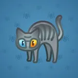 Scared Cat #11547 Scared Cat #11547