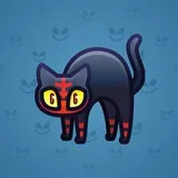 Scared Cat #11594 Scared Cat #11594