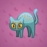 Scared Cat #11654 Scared Cat #11654