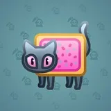 Scared Cat #1166 Scared Cat #1166