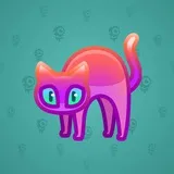 Scared Cat #11692 Scared Cat #11692
