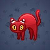 Scared Cat #11697 Scared Cat #11697