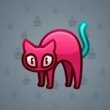 Scared Cat #11707 Scared Cat #11707