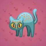 Scared Cat #11723 Scared Cat #11723