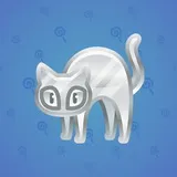 Scared Cat #11854 Scared Cat #11854