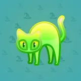 Scared Cat #11908 Scared Cat #11908