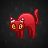 Scared Cat #11970 Scared Cat #11970