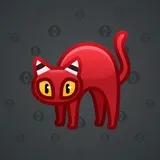 Scared Cat #12044 Scared Cat #12044
