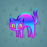 Scared Cat #12164 Scared Cat #12164