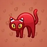 Scared Cat #12219 Scared Cat #12219