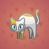 Scared Cat #12233 Scared Cat #12233