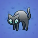 Scared Cat #1231 Scared Cat #1231