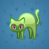 Scared Cat #12311 Scared Cat #12311