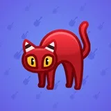 Scared Cat #12318 Scared Cat #12318
