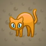 Scared Cat #12523 Scared Cat #12523