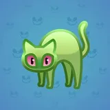Scared Cat #12542 Scared Cat #12542