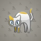Scared Cat #12560 Scared Cat #12560