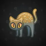 Scared Cat #12606 Scared Cat #12606