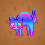 Scared Cat #12628 Scared Cat #12628